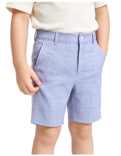 Image of Boy Shorts Kids Stretch School Uniform Clothes Flat Front Dress Casual Shorts with Pockets for Summer