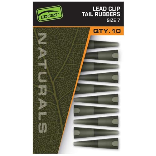 Clips de plomo Fox Edges Naturals CAC830 evitan recelo de carpas tamaño 7
