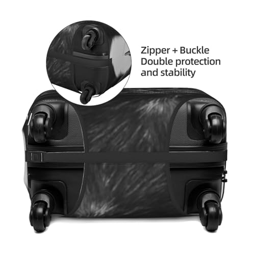 Luggage Cover Washable Elastic Suitcase Covers Cute Pug Dog Travel Baggage Cover Fashion Anti-scratch Suitcase Protector Decoraitve Covers Fits 18-32 Inch Luggages Large3