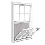 COLORPAPA Vinyl Single Hung Window, 36×60