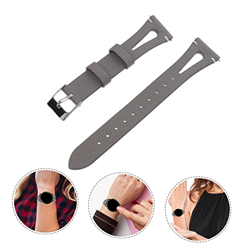 Lurrose Cowhide Watch Strap for Replaceable Fashion Band Comfortable Durable Design Easy Installation for Daily3