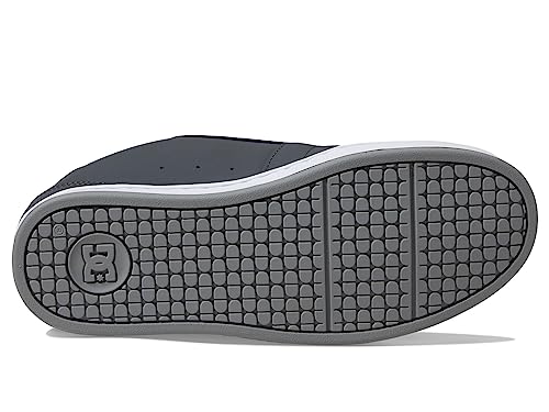 Image of DC Men's Net Casual Low Top Lace Up Skate Shoe Sneaker Heather Grey /White 17
