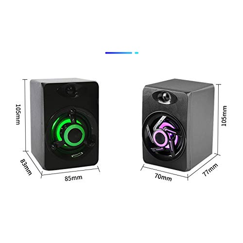 Audio Del Computer, Piccoli Altoparlanti Da Scrivania, Mini Altoparlanti Cavo USB, Altoparlanti Desktop Da Ufficio (Color : B)