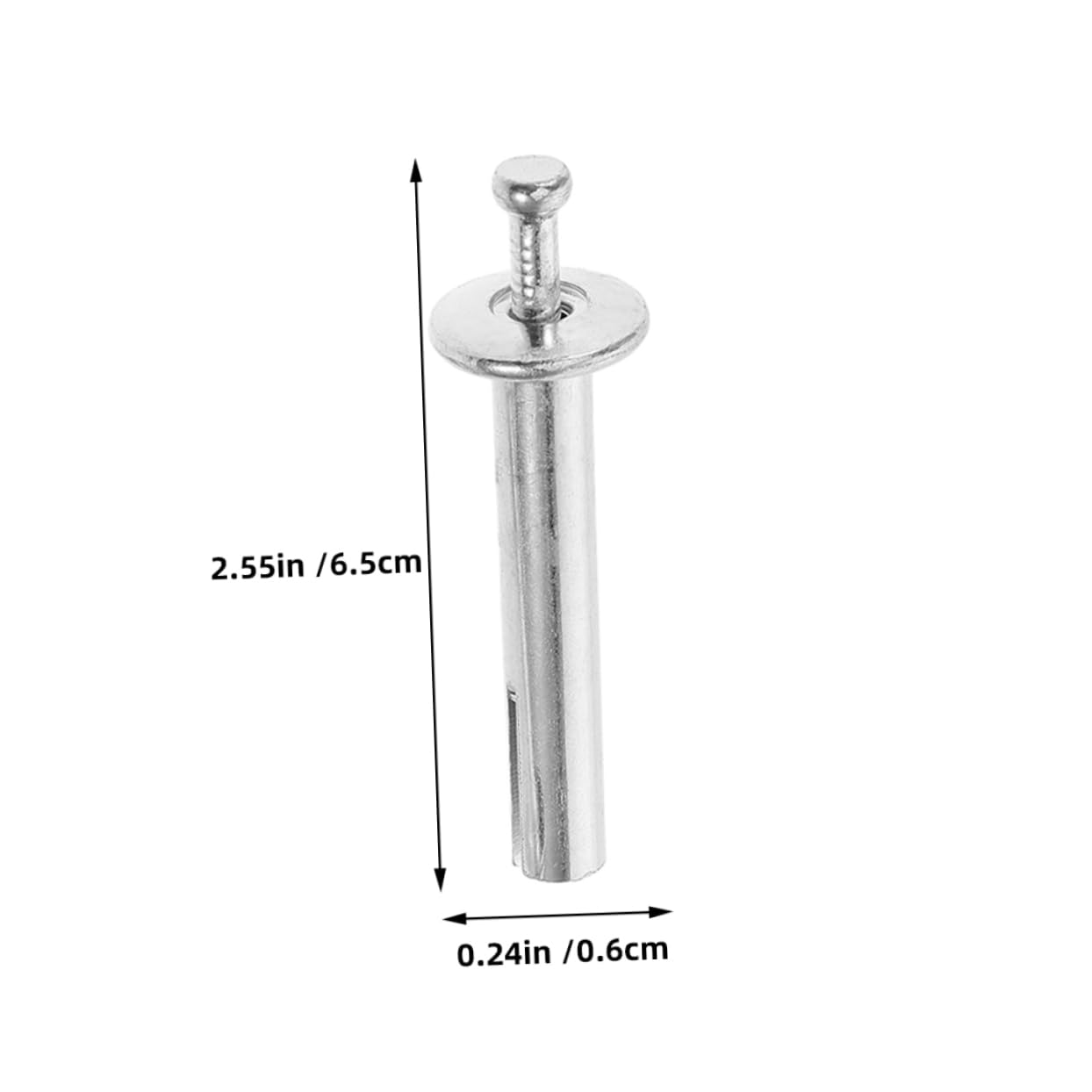 Cabilock 100pcs Heavy Duty Expansion Fastener Nails Drive in Anchors for Concrete Masonry and Drywall Screws for Quick Installation and Versatile Applications