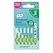 TePe INTERDENTAL BRUSH ORIGINAL - Green 0.8mm 6 Pack - Recommended by Dentists for Best Oral Health, Healthy Mouth & Gums Between Dental Visits, Prevent Bad Breath and Periodontal Disease