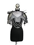 Indian Steel Handicrafts Knight Armor, Brave Female Armor, Gorget Pouldron, Chainmail Stylish Top, Cosplay, Sca, Larp, Armor, Gifts for Women