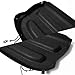 Cargo Cover Compatible With 2015-2019 Honda Fit, Tazz Style Unpainted Black PU Rear Tonneau Security Cover Non Retractable by IKON MOTORSPORTS, 2015 2016 2017