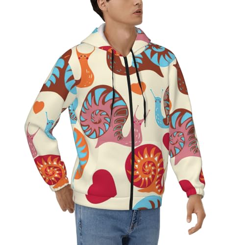 Sweat à capuche zippé hommes EdWal pour un look confortable et original