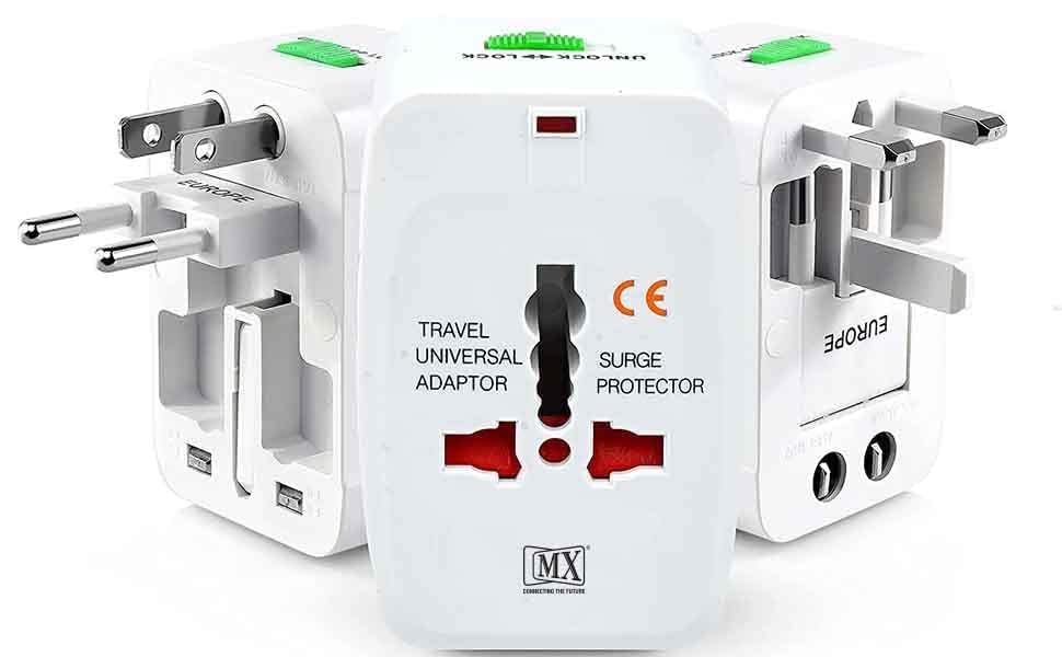 2 USB Ports Universal Travel Adapter, VistaWave Worldwide
