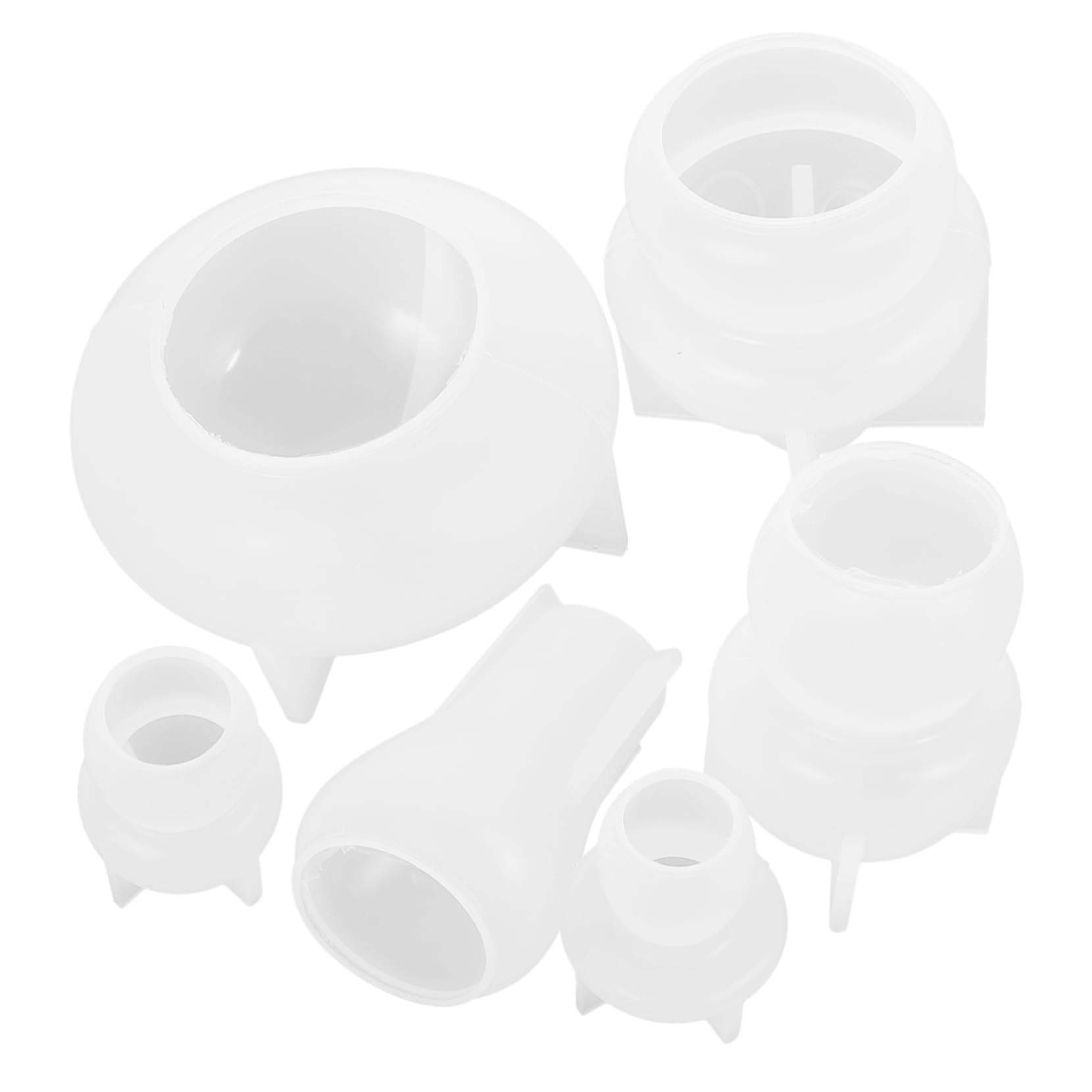 6 Pezzi Stampi in Silicone per Creazioni Artigianali Forma Fungo Mold per Decorazioni DIY Resistenti e Facili da Sformare per da Tavolo e Casa
