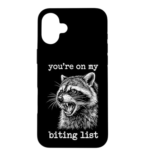 You're On My Biting List �y�������t �ԓx �m�x���e�B �A���C�O�} �X�}�z�P�[�X iPhone 16 Plus �p