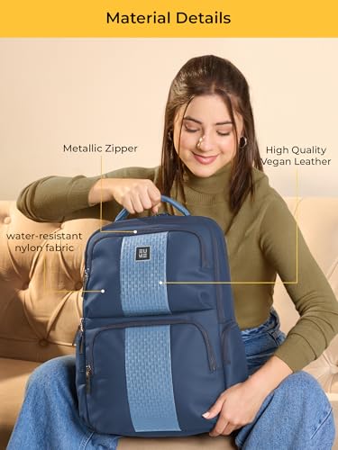 Image of EUME Premium 15.6 in Laptop bags for Men & Women Office Use | Stylish Backpack Bag | Spacious Backpack for Travelling | 28L Polaris