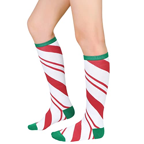 Image of American Trends Women's Knee High Socks, Novelty Holiday Printed Tall Tube Socks, Casual & Party Athletic Sports Stockings