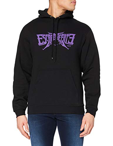Sweat-shirt homme Rockoff noir avec logo imprimé col rond en molleton