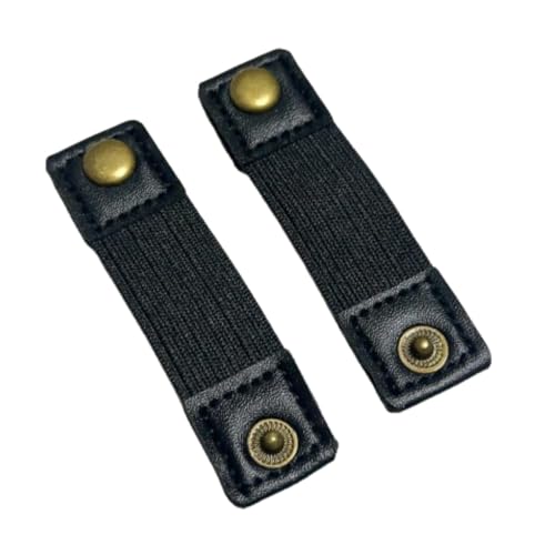 バッグやリュックの余ったヒモを切らずにまとめられる 紐がブラブラしない『リュックの紐 固定バンド（対応サイズ：リュックのヒモ幅：約 20〜25mm）2P』1個 (ブラック)