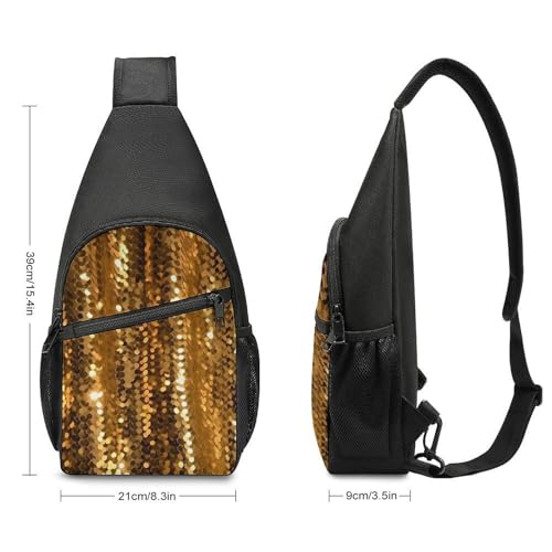 Morrales de hombro con lentejuelas para viaje y deporte miniatura 2