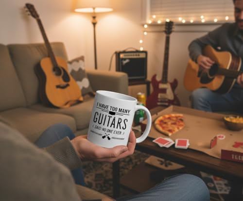 Taza de cerámica Casitika con diseño musical 11 oz miniatura 6
