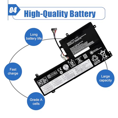 Image of L17M3PG1 L17C3PG1 L17C3PG2 L17M3PG2 Laptop Battery Compatible with Lenovo Legion Y530-15ICH Y540 Y545-PG0 Y740-15IRH Y740-15ICHG Legion Y7000 2019 1050 PG0 Series L17M3PG3 11.25V 52.5Wh