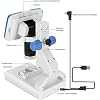 Andonstar AD205 USB LCD Coin Digital Microscope for Kids 200X Magnification Zoom 5 inch Screen Lab Handheld Camera with Sample Slides