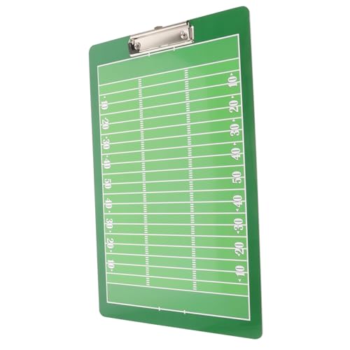 Totority Football Coaching Board Double Sided Dry Erase Clipboard for Coaches Portable Training Equipment for Football Matches Includes Markers Football Gear