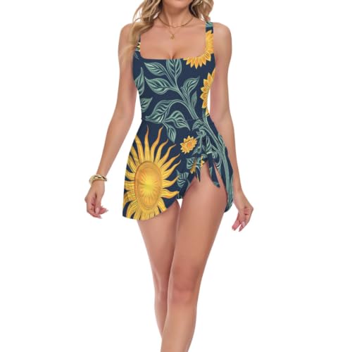 Maillot de bain une pièce William Morris haut de gamme aux motifs artistiques