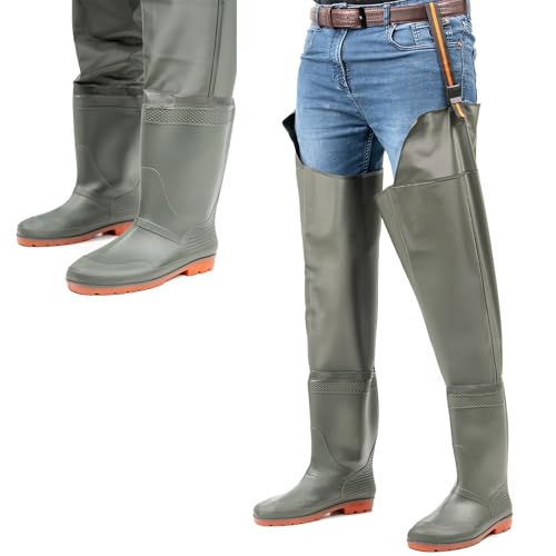 Crystals DY46 Hip Waders, Green