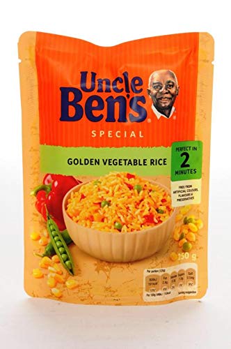 Price comparison product image Uncle Bens Express Rice (Golden Vegetable Rice 2 x 250g)