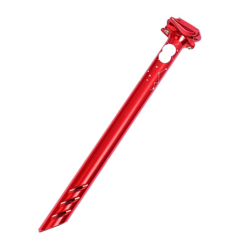 HUFFA 380mm Fahrrad Sattelstütze Dropper 7071 Aluminium Legierung 27,2mm Bis 31,6mm MTB Sattelstütze Rennrad Sattel Rohr Radfahren Teile (Color : Red 27.2mm)