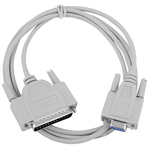 FORIDA DB25 Male to DB9 Female RS232 Adapter Cable, Serial Converter DB9 (Female) to DB25 (Male) for Modem, Printer, Scanner, Industrial Devices-image-37