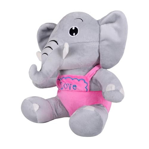 Image of DearJoy Elephant in Dress Soft Toy