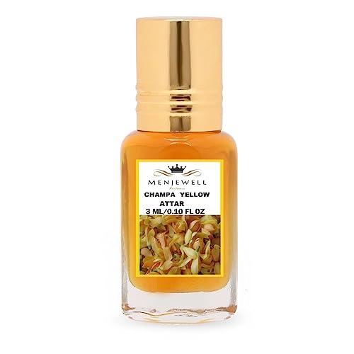 Menjewell Champa Yellow Attar Floral Attar, 3ml
