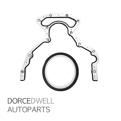 Image of LS Oil Pan Gasket & Front Timing Cover Gasket & Rear Main Seal Gasket - OS30693R TCS45993 BS40640 - Lower Gasket Set CS5975A CS9284 for GM V8 Engine 4.8L 5.3L 5.7L 6.0L 6.2L Chevrolet GMC Cadillac