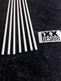 VPE jeweils 7 Stück IXX-Design 7 Stück Querstäbchen für Raffrollo weiß Ø 4mm, Raffrollotechnik untersch. Längen (100)