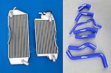 Aluminum Radiator + Hose For 2009-2015 2010 2011 2012 2013 2014 Kawasaki KX450F KXF450