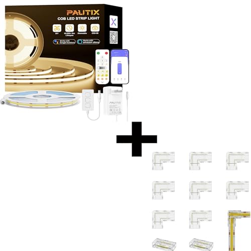Tira de LED COB PAUTIX 10 m, Compatible Alexa/Google miniatura 1