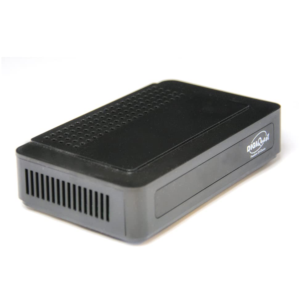 DIGIQUEST Decoder Digitale Terrestre DVB-T2 G23 Plus | Mediaplayer, Doppio telecomando di cui uno 2 in 1 e con tasti grandi | Ideale anche per barche e camper