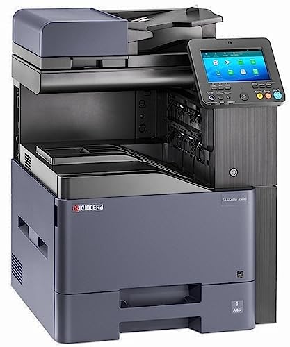 Kyocera 1102V42CS0 Color 37 PPM MFP Model CS 358ci w/Copy, Print, Scan, (A4) (No Fax); 7-Inch Color TSI; Intuitive User Interface; Wireless, Wi-Fi Direct; Standard HyPAS Capable
