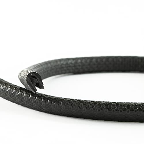 EUTRAS Protection des Bords 0,5-1,5 mm Noir tôle Caoutchouc Porte Voiture [3 m] Cover