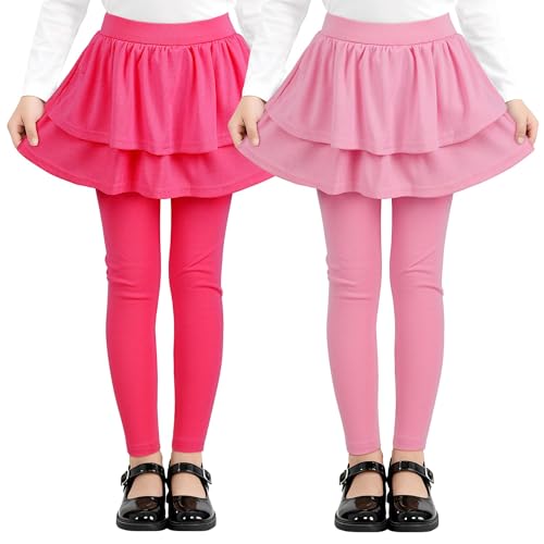 65% Off Resinta 2-Pack Girls Leggings with Skirts