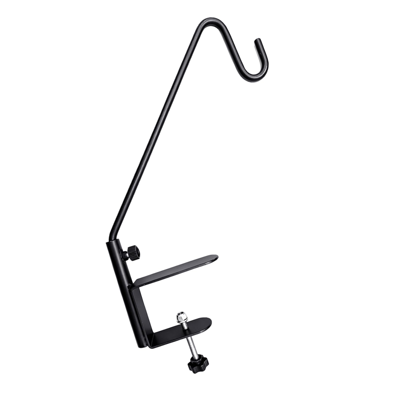 Elnwnnkc Dark Bird Feeder Mount with Flexible Arm Perfect for Nature Enthusiasts and Bird Lovers Turn Feeder Hook