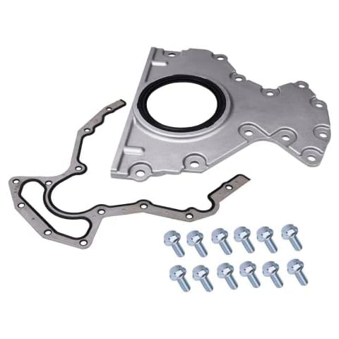 YIDEZU Rear Main Seal Cover Kit for Chevy GMC 4.8L 5.3L 6.0L 6.2L 12633579 12639250 Cover