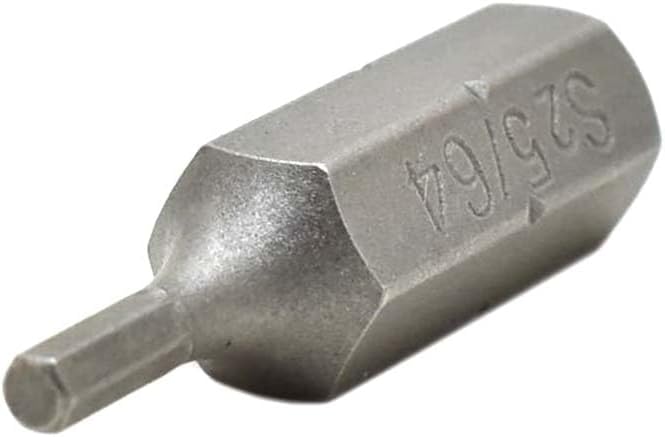 BH107-10PK Single End Hexagonal Screwdriver Bits - 1 Inch Long - 5/64 Hex - 10 Display Pack