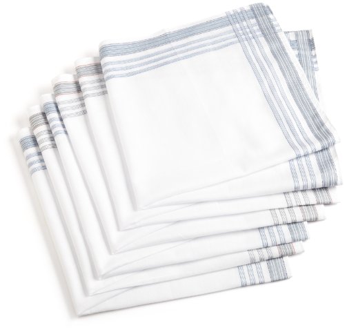 Dockers Men's 6 piece hankie fashion pack,Plaid,One Size