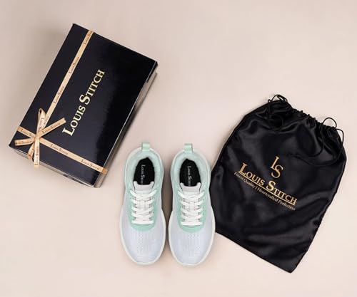 Image of LOUIS STITCH Women's Lightweight Athleisure Sport Shoes | Lightweight Casual Sneakers | Lace-Up Sneaker and Athleisure Wear| Perfect for Casual, Gym & Travel Wear | LSLD-ATH