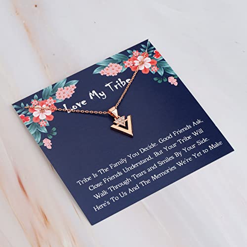 FOTAP Tribe Necklace - Girls Friendship Pendant for Bridesmaids, Best Friends & Bridal Party Gifts2