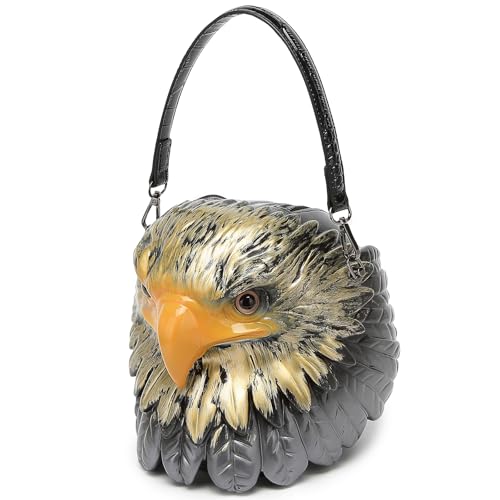 Image of Men PVC Unique Novelty Weird Shape Handbag Purse Detachable Strap Crossbody Shoulder Bag for Women