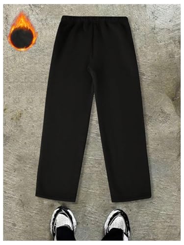 GORGLITTER Boy's Star Graphic Stacked Sweatpants Joggers Athletic Y2K Straight Leg Track Pants2