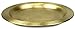 Produktbild Christliche Geschenkideen °° Kerzenuntersetzer aus Messing, ca. 11cm (goldfarben)