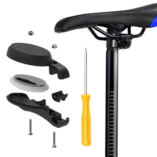 Biglumin Supporto bicicletta - Supporto nascosto airtag per bicicletta localizzatore live, Accessori bicicletta con protezione antifurto compatibile, con mountain bike, bici da corsa.