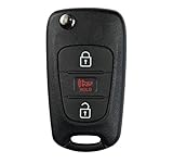 Replacement Remote Keyless Fob Key Case (Shell) for 2012 2013 Kia Rio Soul TQ8-RKE-3F02